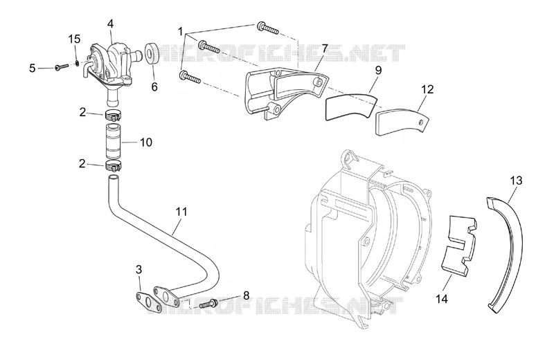 Secondary air I Aprilia APRILIA-SCOOTER 250 ATLANTIC 2004  Atlantic