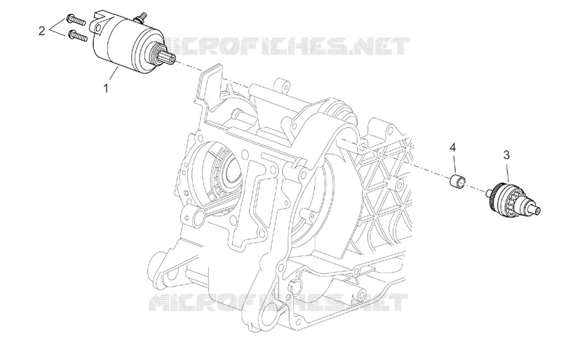 Starter motor I Aprilia APRILIA-SCOOTER 200 ATLANTIC 2006  Atlantic