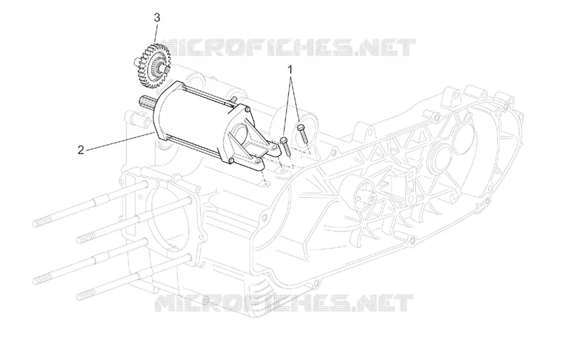 Starter motor II Aprilia APRILIA-SCOOTER 250 ATLANTIC 2005  Atlantic