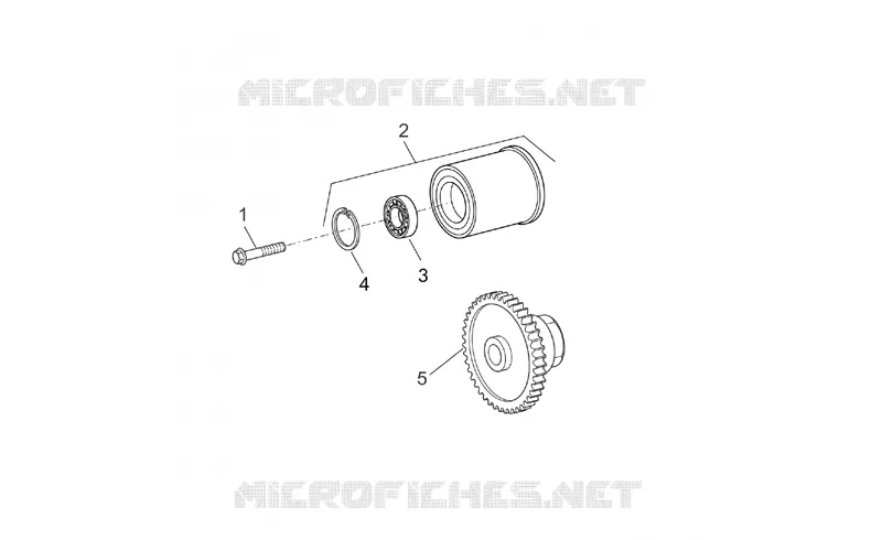 Toothed pulley Aprilia APRILIA-SCOOTER 200 ATLANTIC 2005  Atlantic