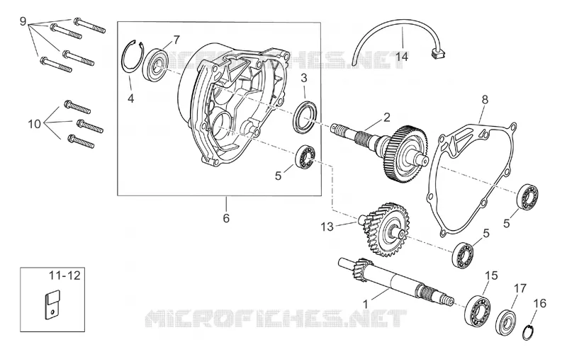 Transmission Aprilia APRILIA-SCOOTER 250 ATLANTIC 2006  Atlantic