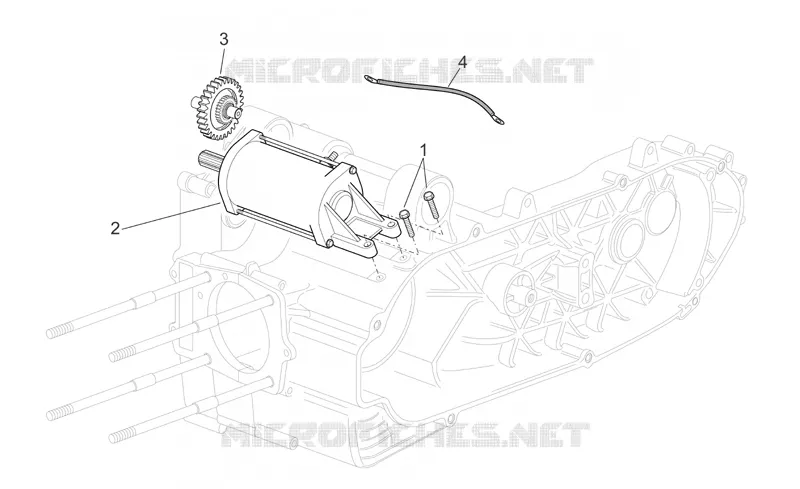 Starter motor II Aprilia APRILIA-SCOOTER 250 ATLANTIC 2008  Atlantic