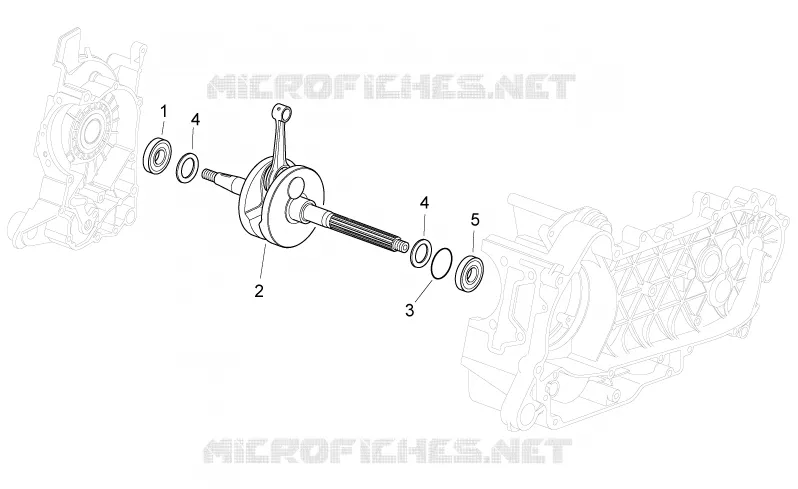Drive shaft Aprilia APRILIA-SCOOTER 125 ATLANTIC 2011  Atlantic E3
