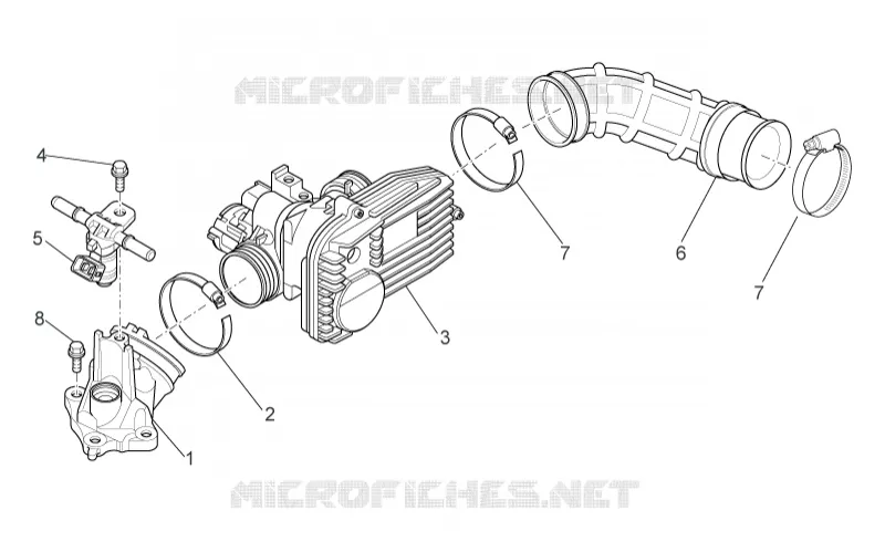 Throttle body Aprilia APRILIA-SCOOTER 300 ATLANTIC 2010  Atlantic