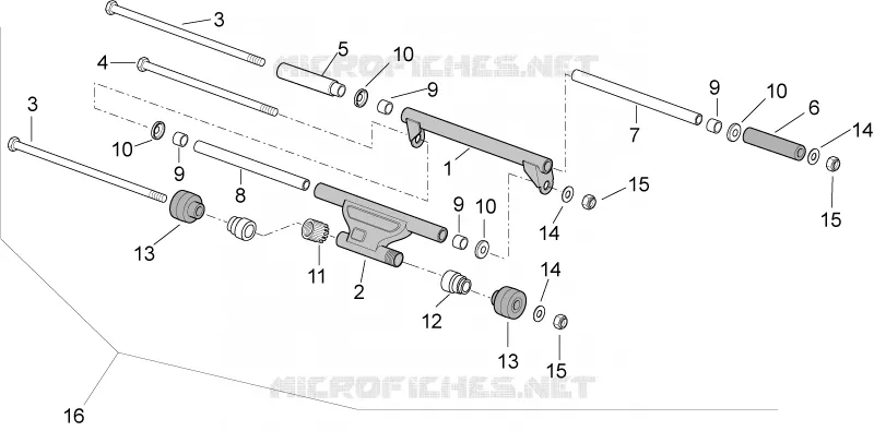 Crankshaft assy Aprilia APRILIA-SCOOTER 500 ATLANTIC 2005  Atlantic Sprint