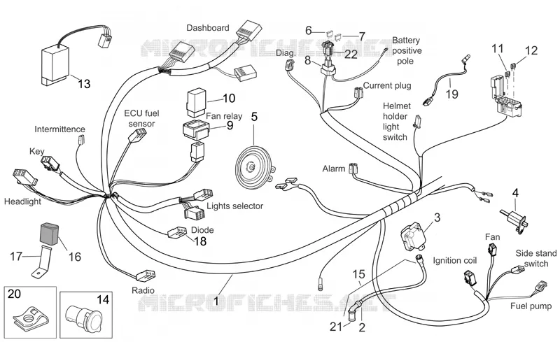 Electrical system I Aprilia APRILIA-SCOOTER 400 ATLANTIC 2006  Atlantic Sprint