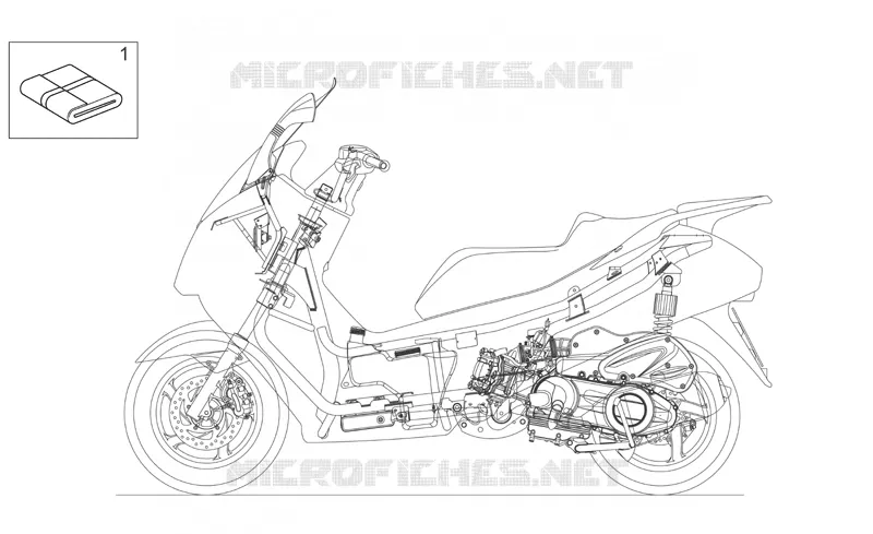Plate set-decal-op.handbooks Aprilia APRILIA-SCOOTER 400 ATLANTIC 2006  Atlantic Sprint