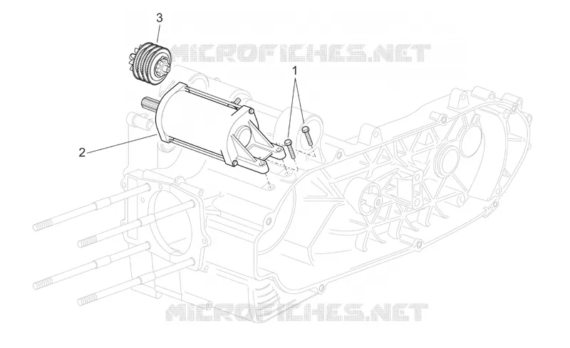 Starter motor Aprilia APRILIA-SCOOTER 400 ATLANTIC 2007  Atlantic Sprint