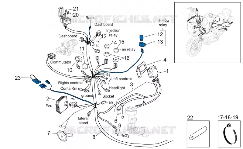Electrical system I Aprilia APRILIA-SCOOTER 500 ATLANTIC 2001  Atlantic