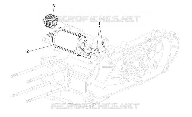 Starter motor Aprilia APRILIA-SCOOTER 500 ATLANTIC 2004  Atlantic
